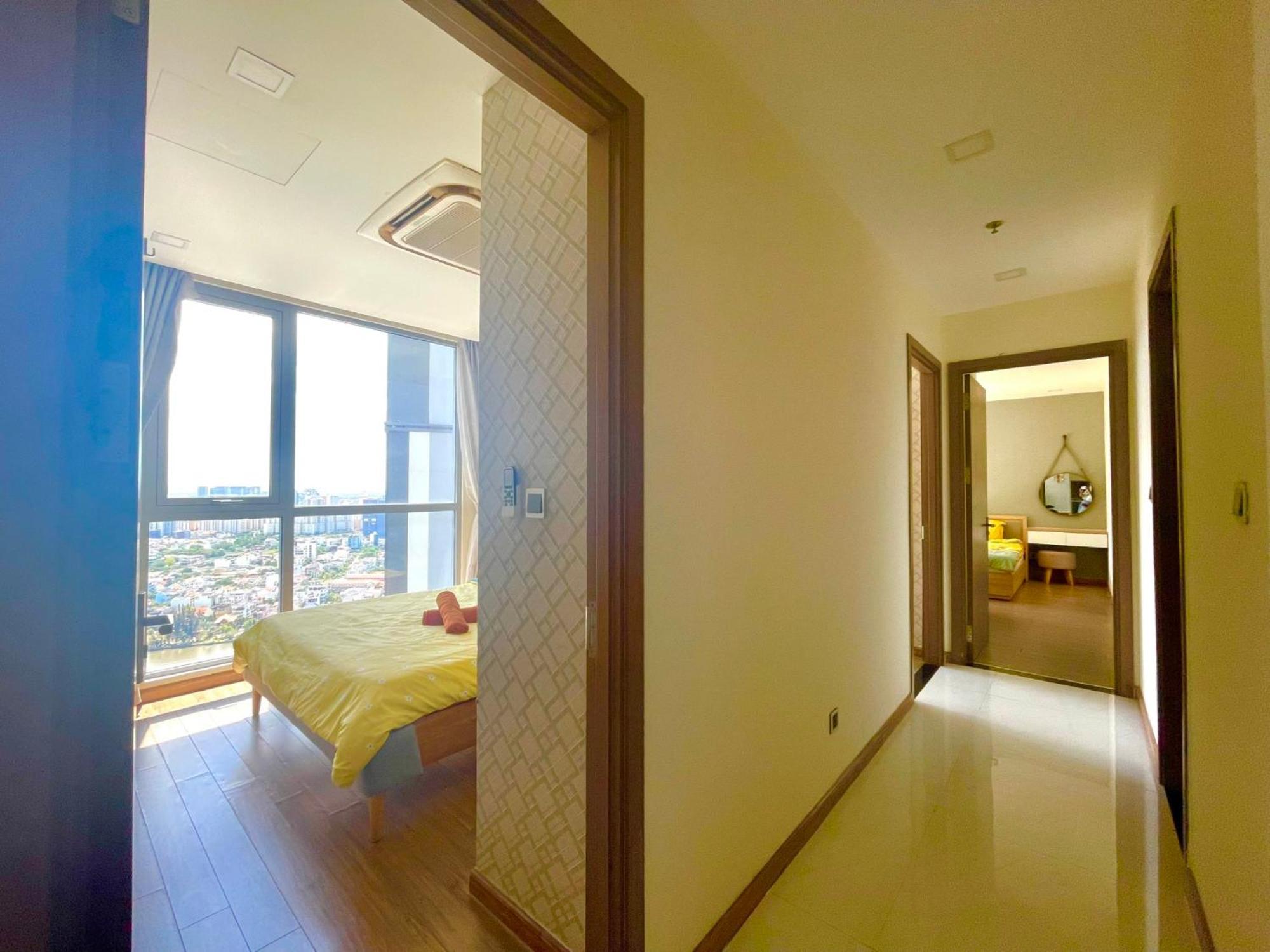 הו צ'י מין סיטי Aspire Apartment City View Vincentral Binh Thanh מראה חיצוני תמונה