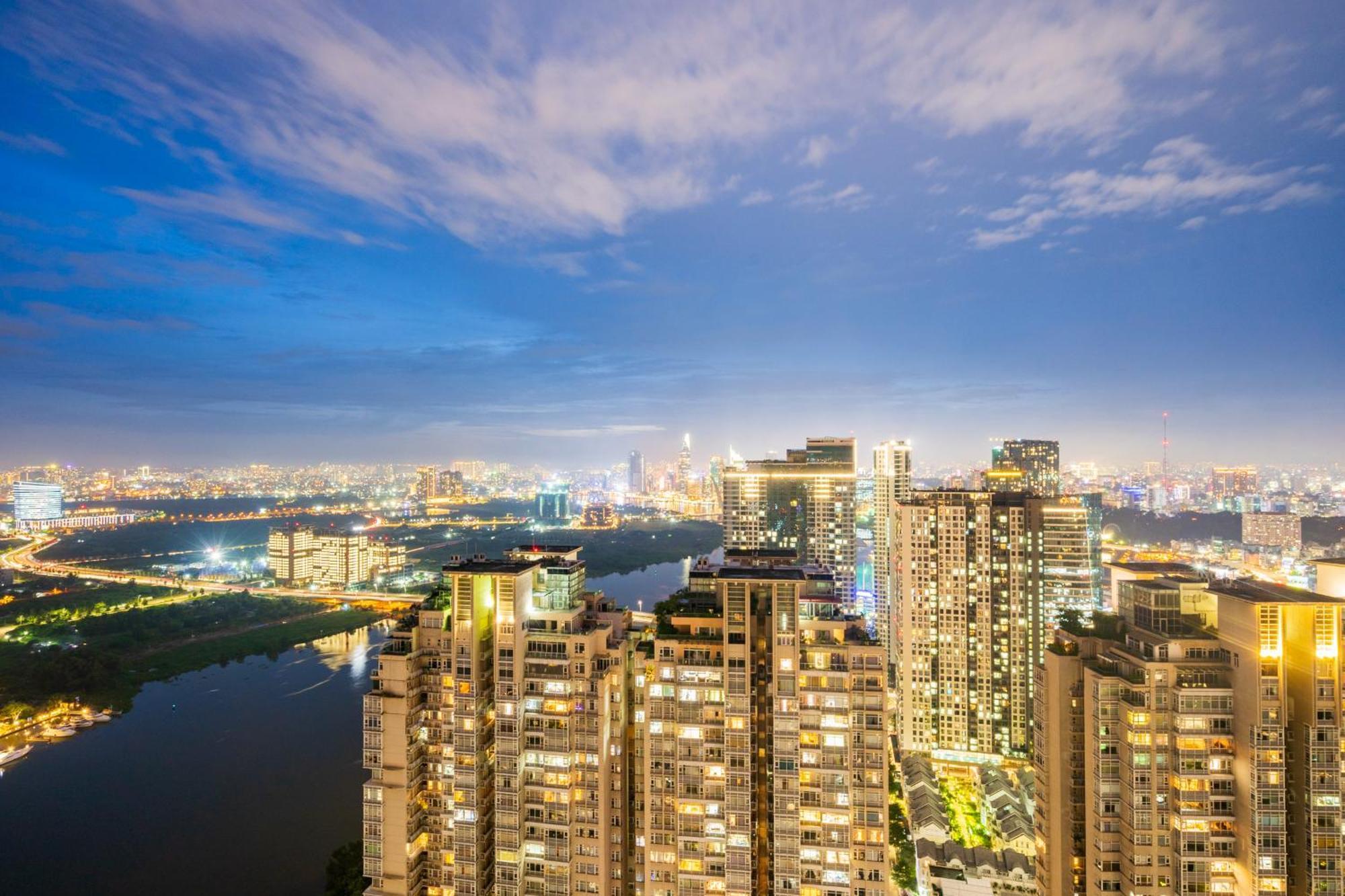 הו צ'י מין סיטי Aspire Apartment City View Vincentral Binh Thanh מראה חיצוני תמונה