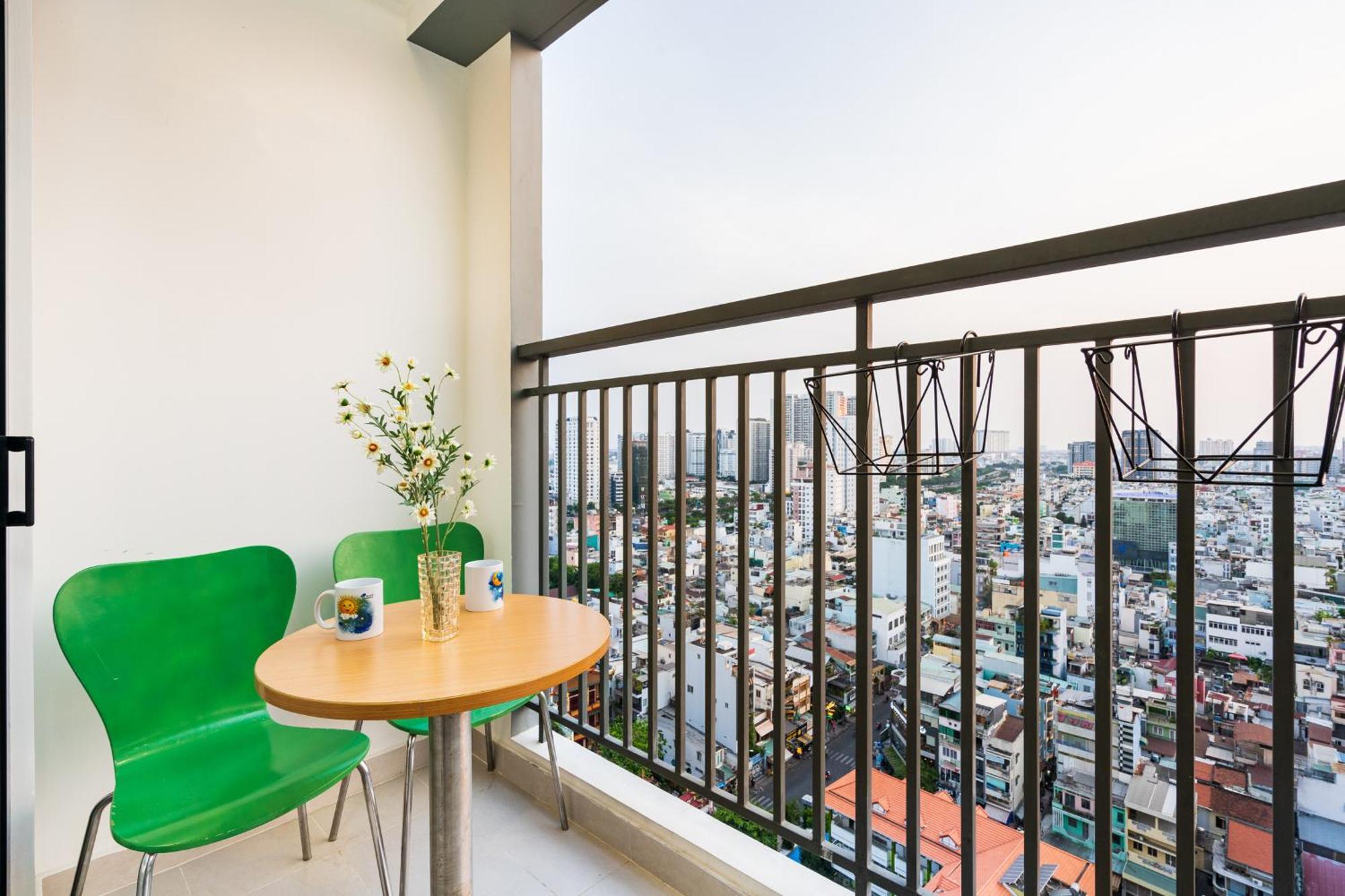 הו צ'י מין סיטי Aspire Apartment City View Vincentral Binh Thanh מראה חיצוני תמונה