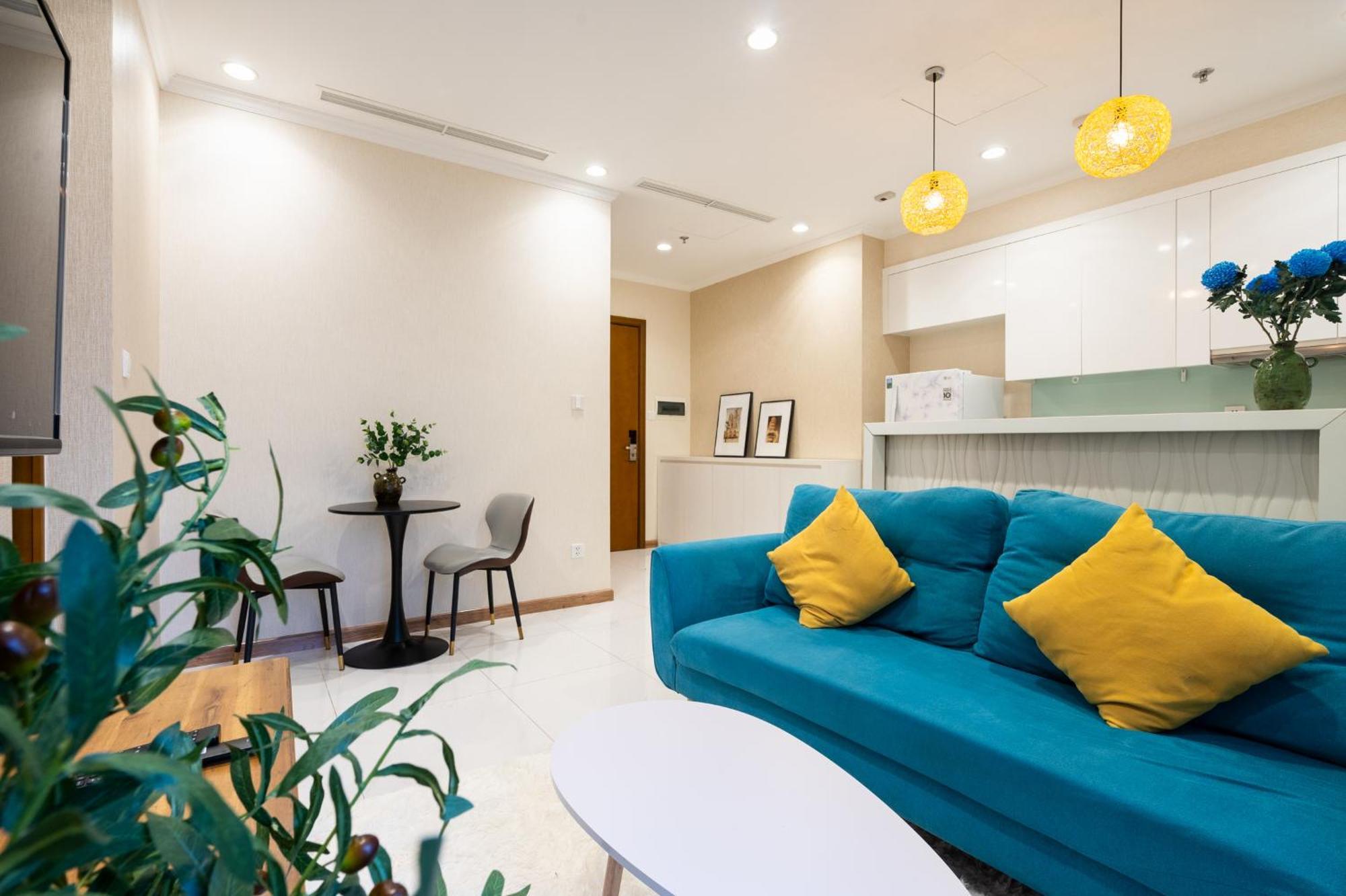 הו צ'י מין סיטי Aspire Apartment City View Vincentral Binh Thanh מראה חיצוני תמונה