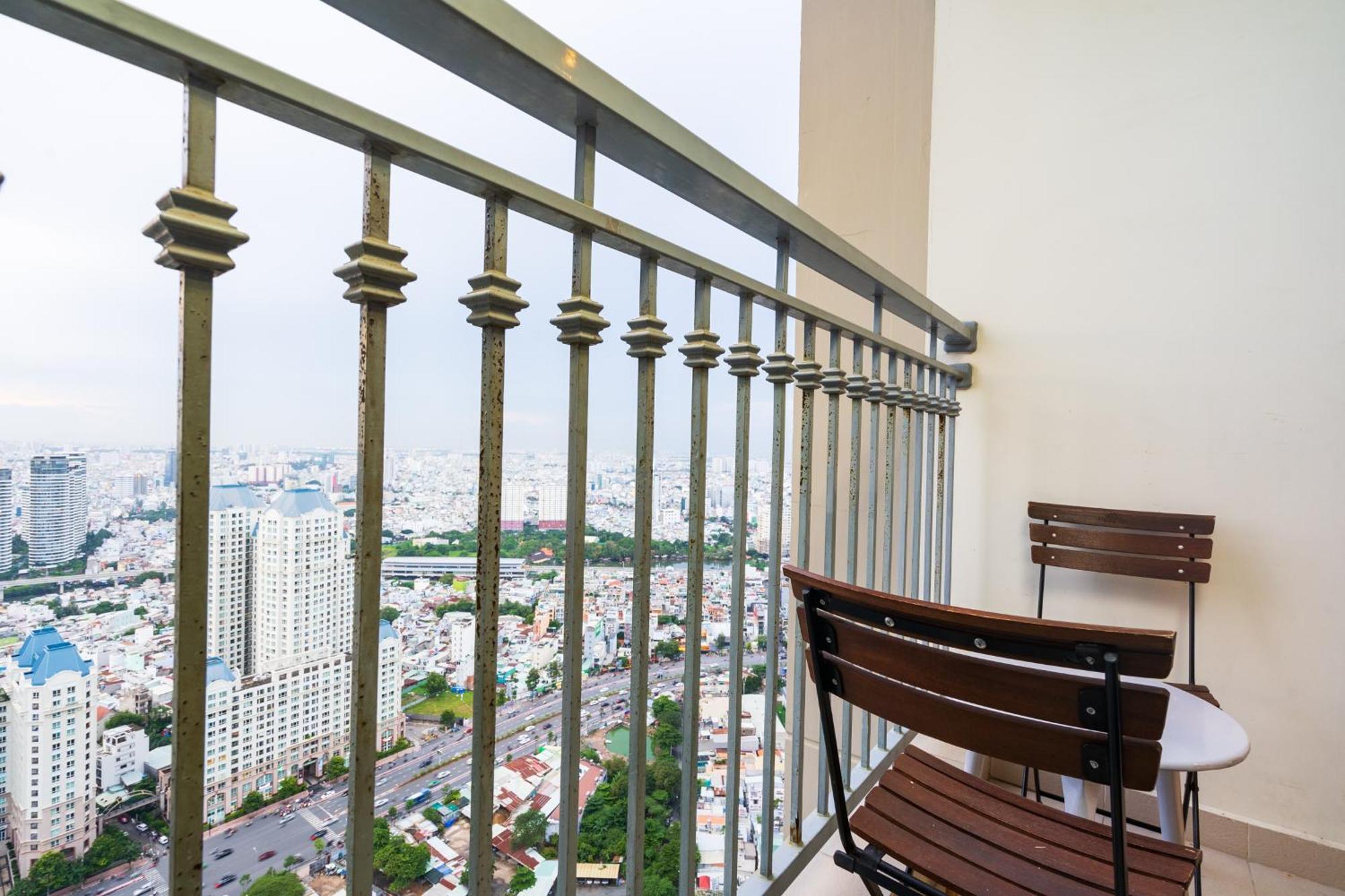 הו צ'י מין סיטי Aspire Apartment City View Vincentral Binh Thanh מראה חיצוני תמונה