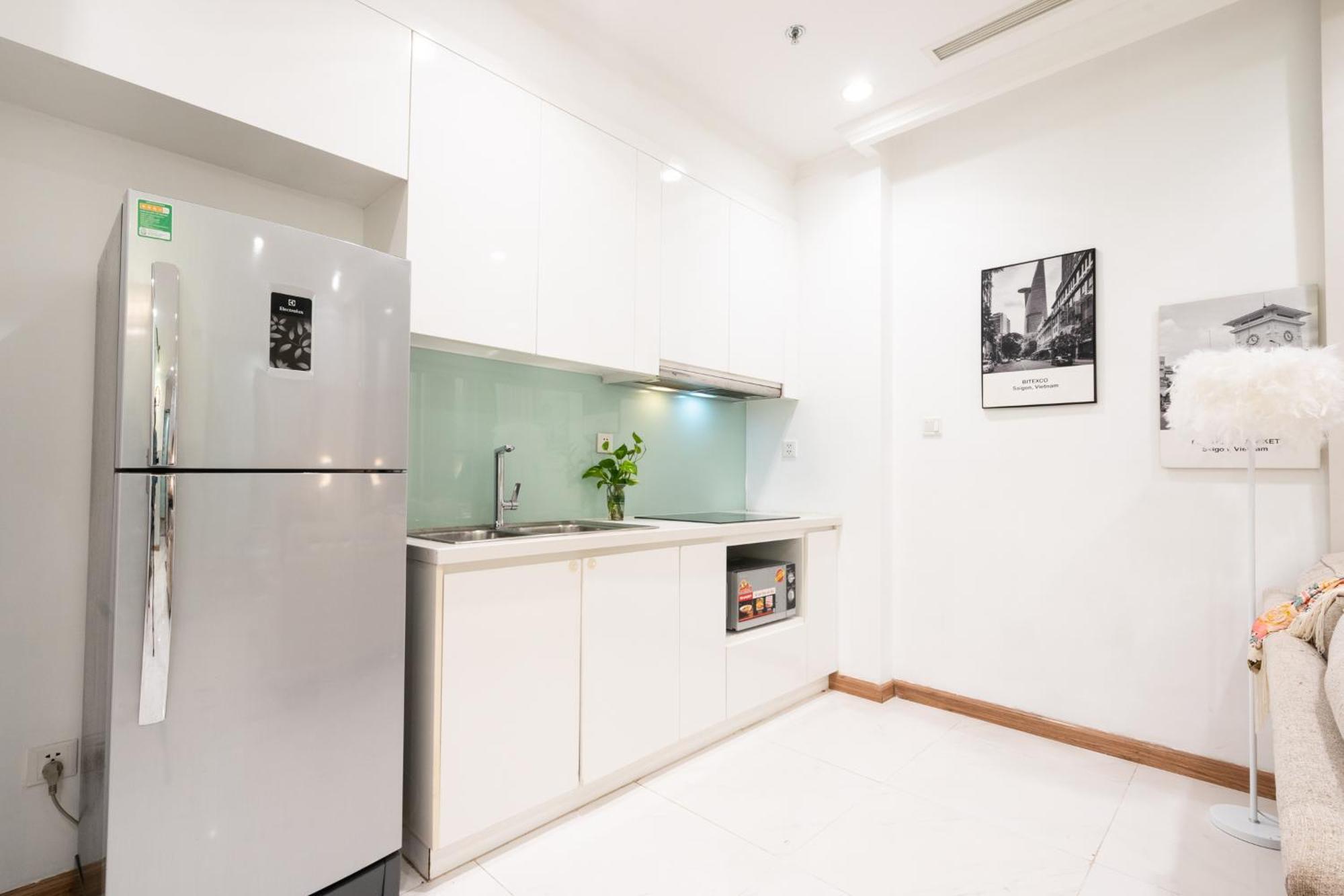 הו צ'י מין סיטי Aspire Apartment City View Vincentral Binh Thanh מראה חיצוני תמונה