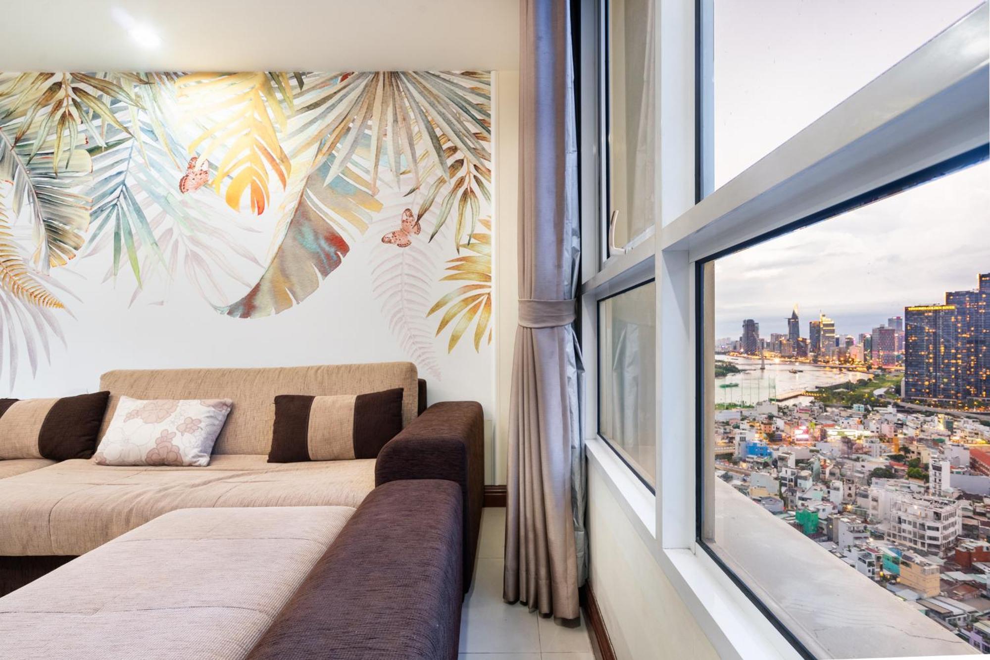 הו צ'י מין סיטי Aspire Apartment City View Vincentral Binh Thanh מראה חיצוני תמונה